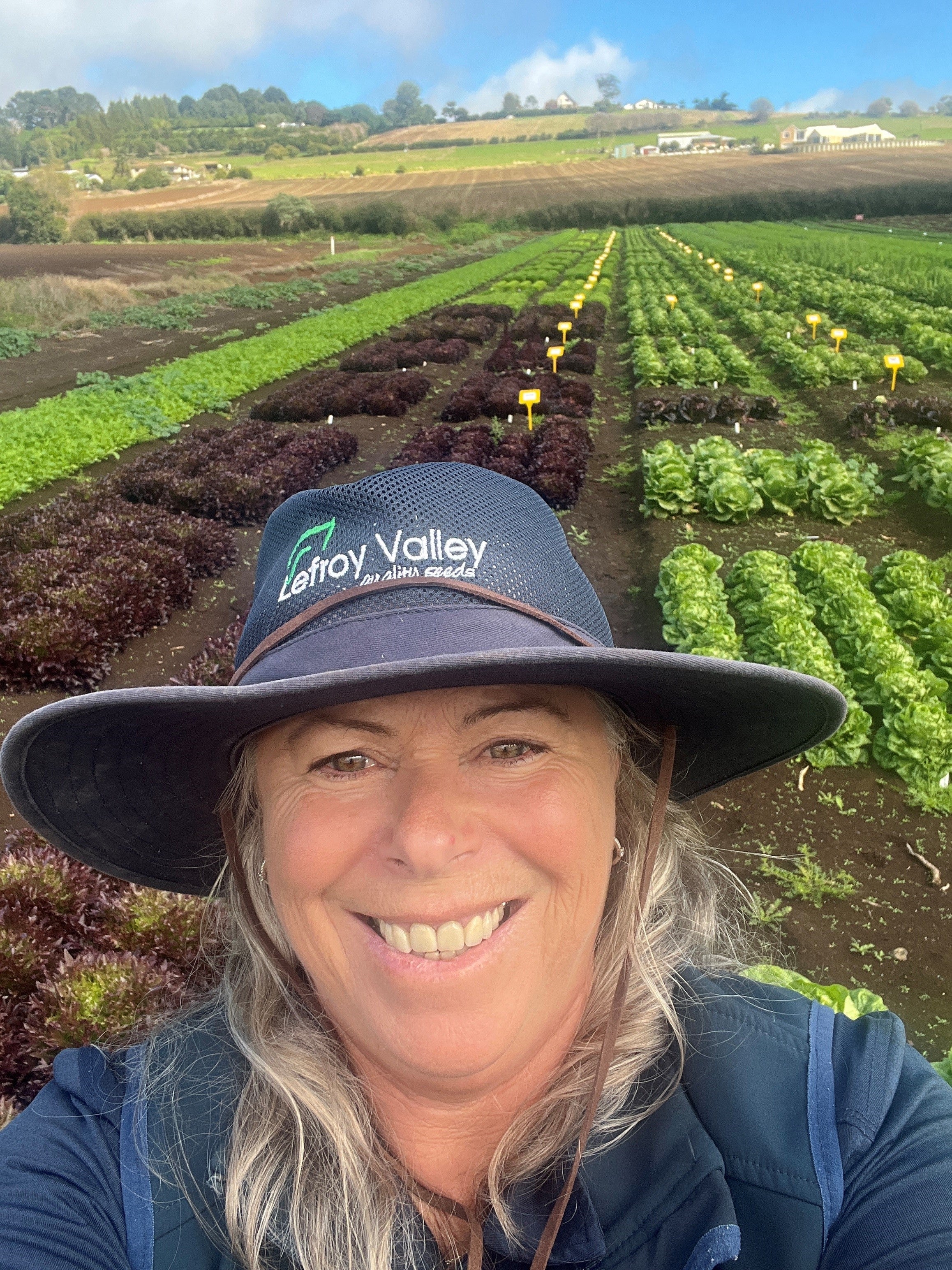 Paula selfie at field day site